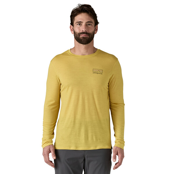 M's L/S Cap Cool technical t-shirt in breathable and thermoregulating merino wool