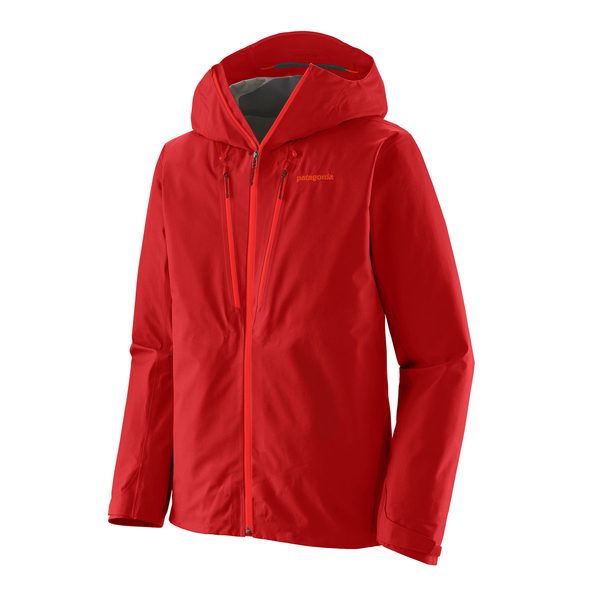 Giacca Triolet Jkt impermeabile con tessuto GORE-TEX riciclato e cappuccio compatibile con casco, ideale per alpinismo in condizioni di freddo e neve