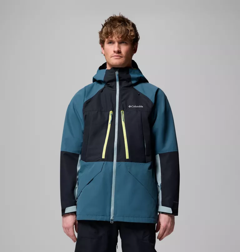 Giacca shell da uomo Columbia impermeabile e traspirante per montagna e sport sulla neve