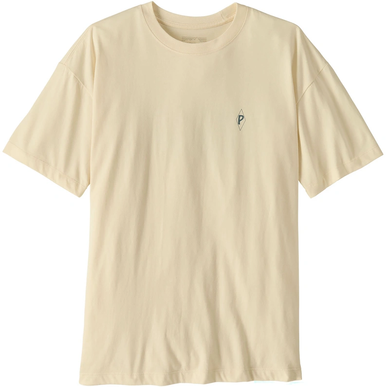 W's Water People Spotter oversized t-shirt with vintage Patagonia surf and climbing graphic, organic cotton, and Fair Trade certification