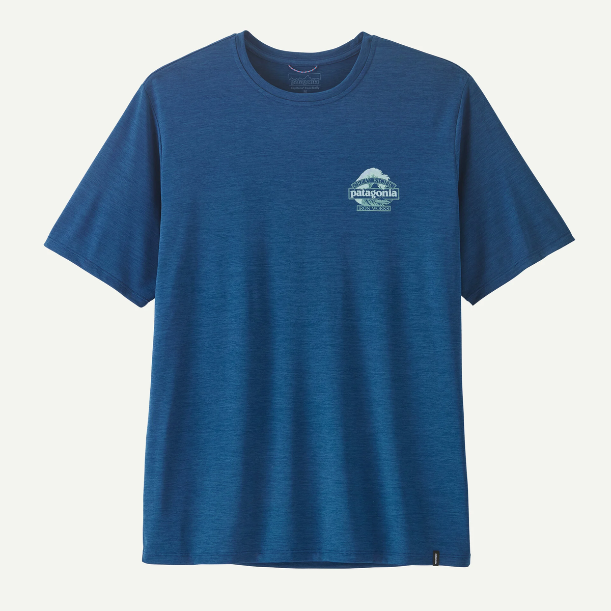 Lightweight and breathable technical shirt with odor control and set-in sleeves, ideal for outdoor and water activities.