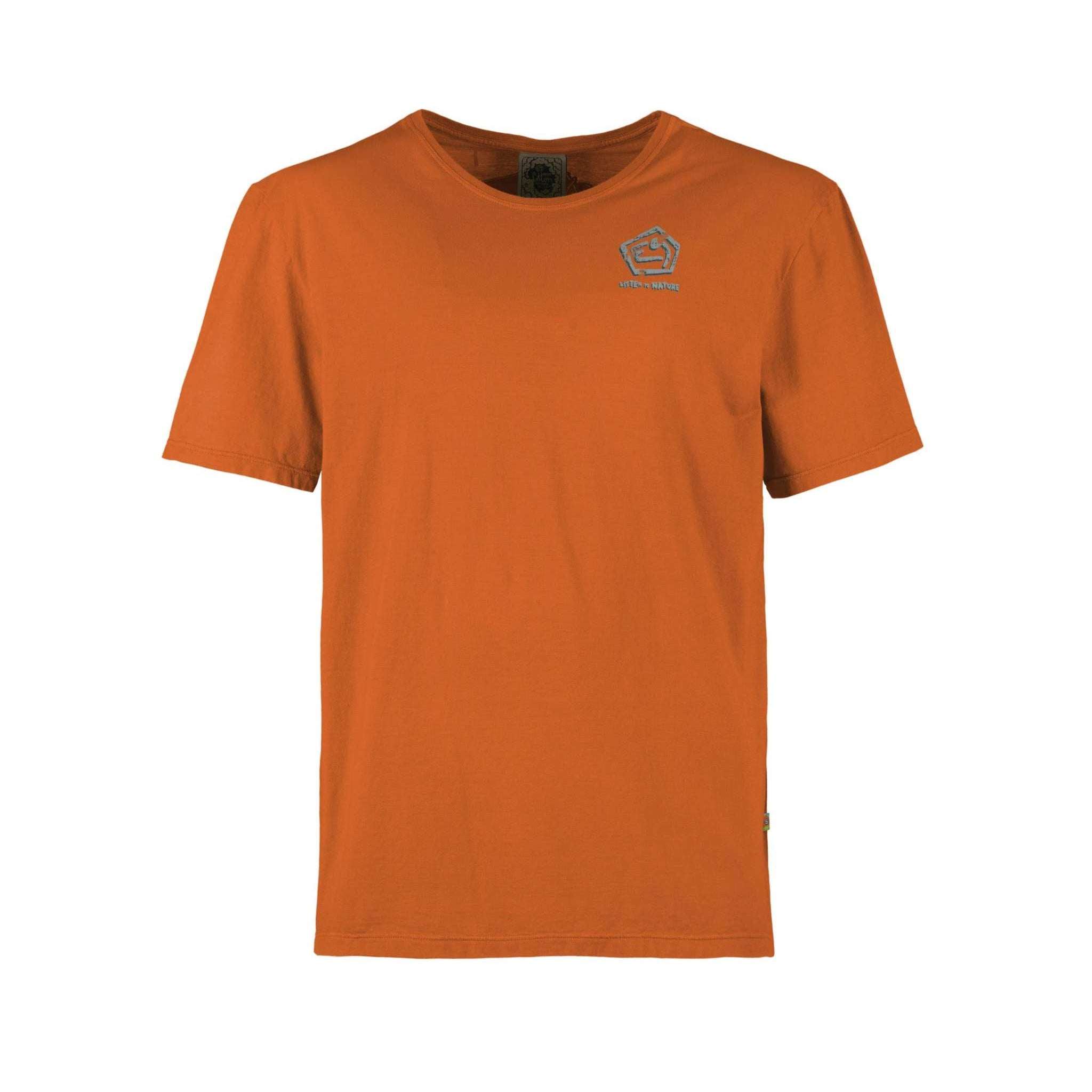 T-shirt in jersey leggero di cotone biologico per outdoor e climbing con stampa originale, vestibilità regular fit Made in Italy