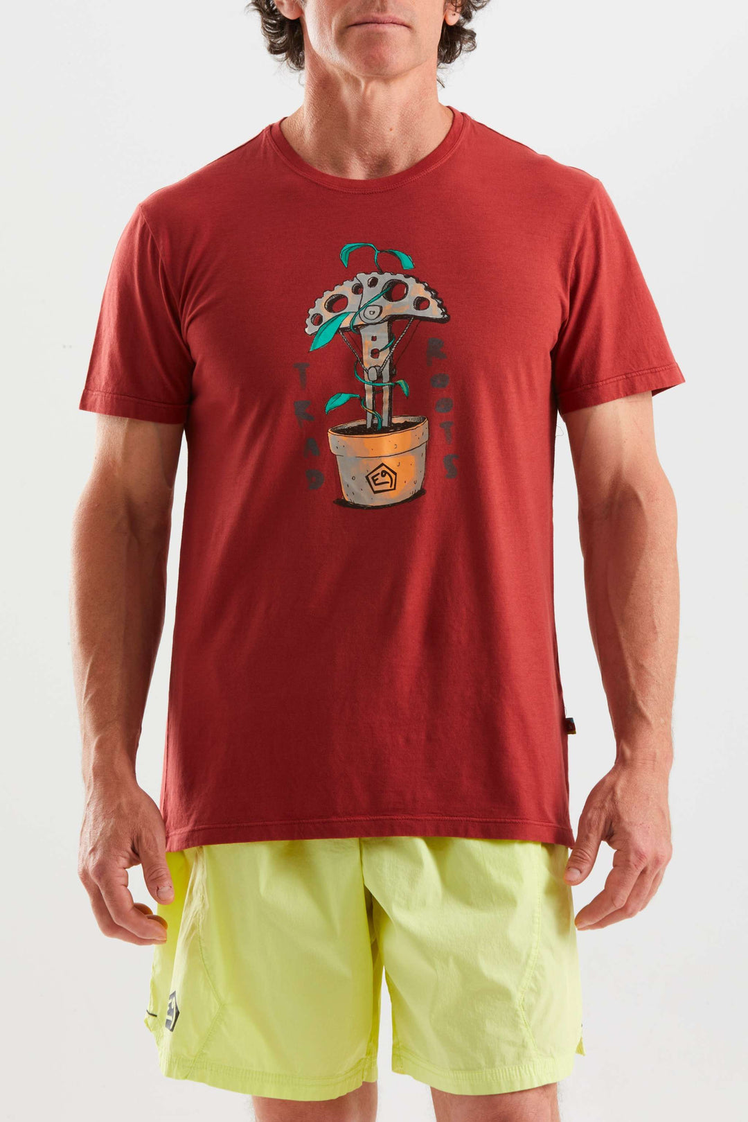 T-shirt jersey leggero in cotone biologico con stampa originale, comfort e libertà di movimento, made in Italy