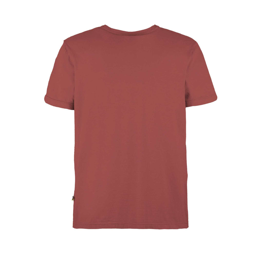T-shirt jersey leggero in cotone biologico con stampa originale e vestibilità regular fit, made in Italy, ideale per comfort e libertà di movimento.