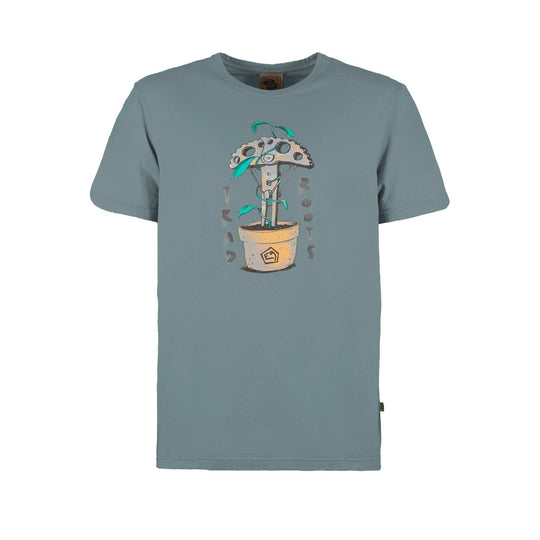 T-shirt jersey leggero in cotone biologico con stampa originale, comoda e traspirante, vestibilità regular fit, made in Italy
