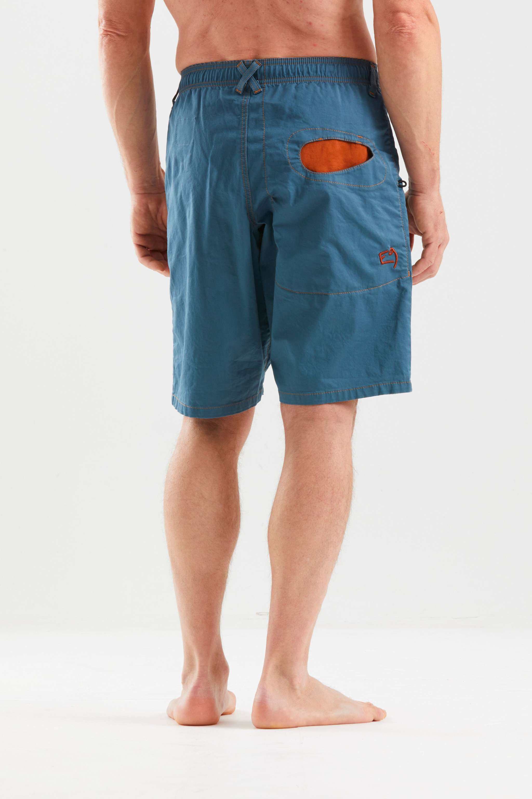 Rondo Short S shorts urban climbing in cotone biologico con tasche e design distintivo made in Italy
