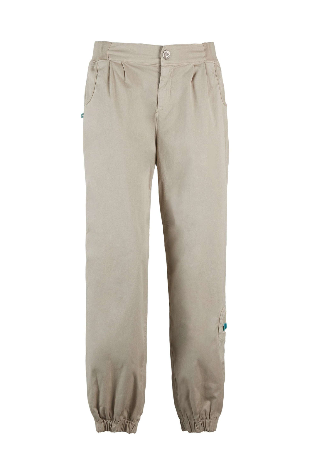 pantalone tecnico E9 INDI per arrampicata con tessuto elasticizzato e design ergonomico