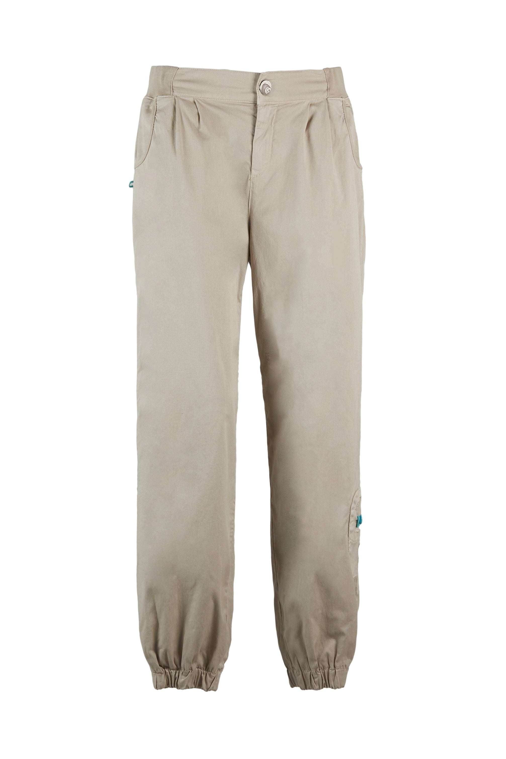 pantalone tecnico E9 INDI per arrampicata con tessuto elasticizzato e design ergonomico