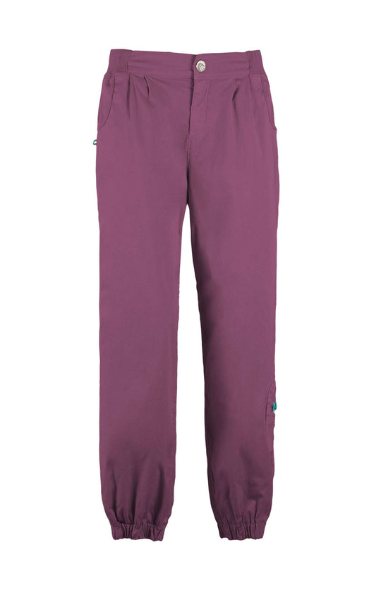 E9 INDI pantalone tecnico elasticizzato per arrampicata e bouldering con taglio ergonomico e vita elasticizzata
