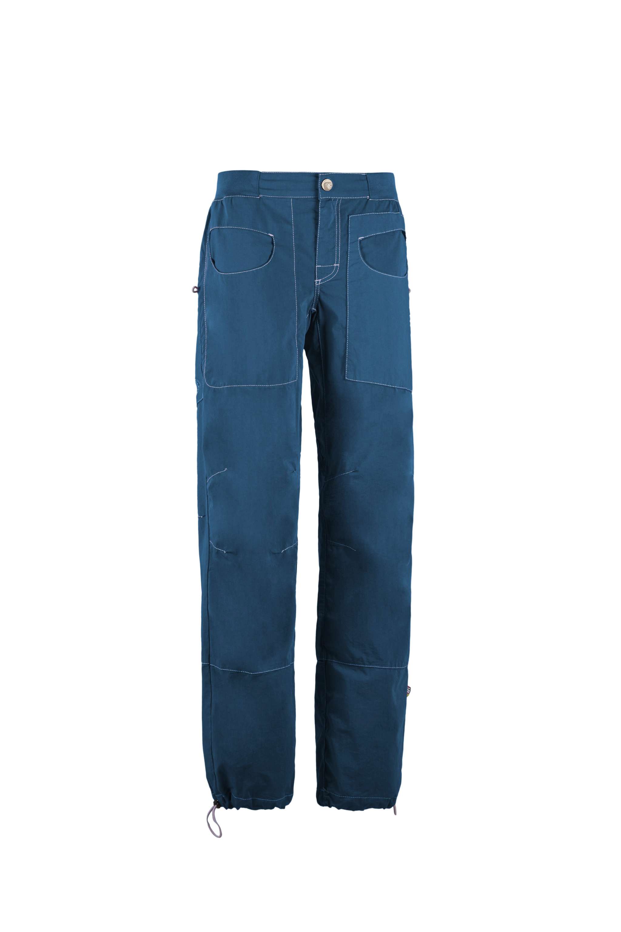 Pantaloni outdoor W Blat in popeline tecnico con cotone biologico, tasche a contrasto e vestibilità regular fit.