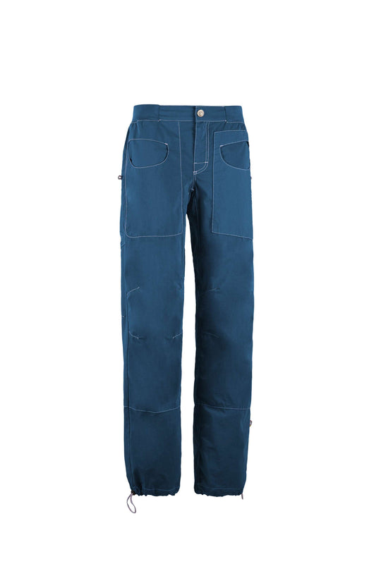 Pantaloni outdoor W Blat in popeline tecnico con cotone biologico, tasche a contrasto e vestibilità regular fit.
