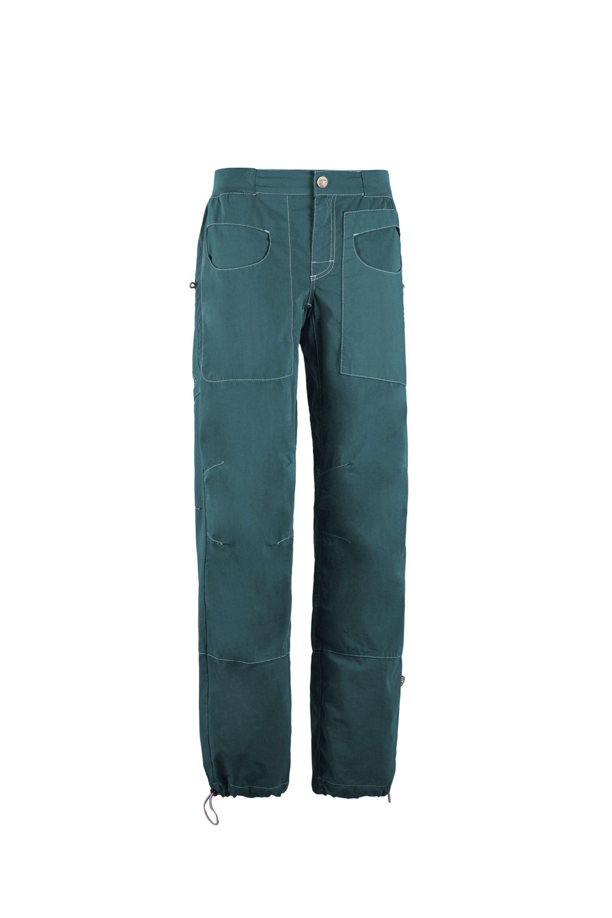 Pantaloni outdoor W Blat in popeline tecnico con 72% cotone biologico, tasche a contrasto e vestibilità regular fit.
