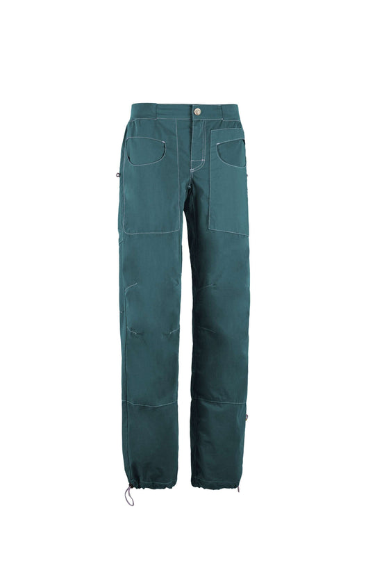 Pantaloni outdoor W Blat in popeline tecnico con 72% cotone biologico, tasche a contrasto e vestibilità regular fit.
