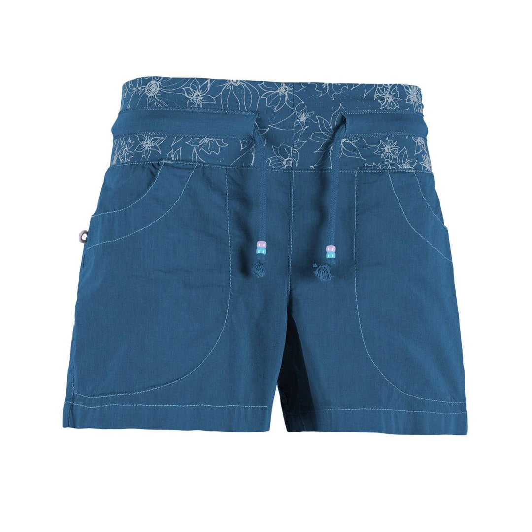 Shorts outdoor e climbing in technical poplin with adjustable waistband and eco-leather pocket detail
