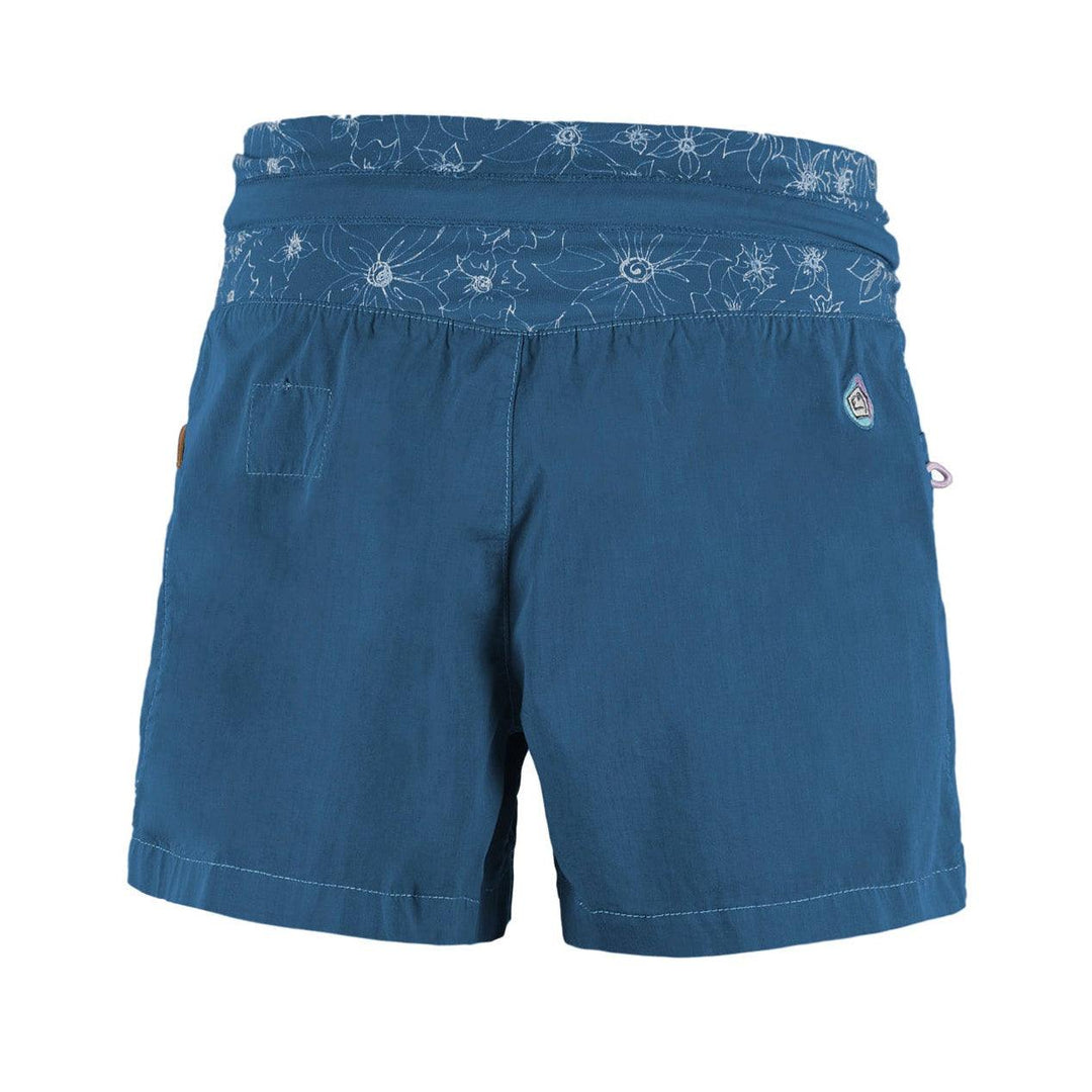 Shorts outdoor e climbing in technical poplin with adjustable waistband and eco-leather pocket detail