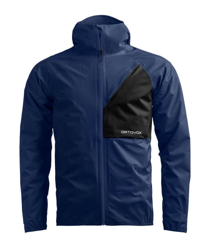Ortovox Trace 2.5L Jacket M lightweight waterproof hardshell jacket for alpine hiking
