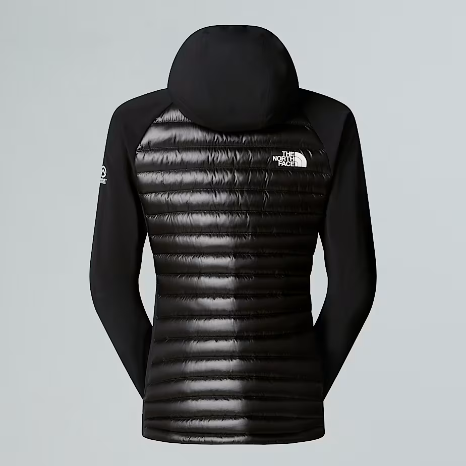 Summit Breithorn Lt Hybrid Hoodie with ProDown 800 insulation for climbing and alpine activities
