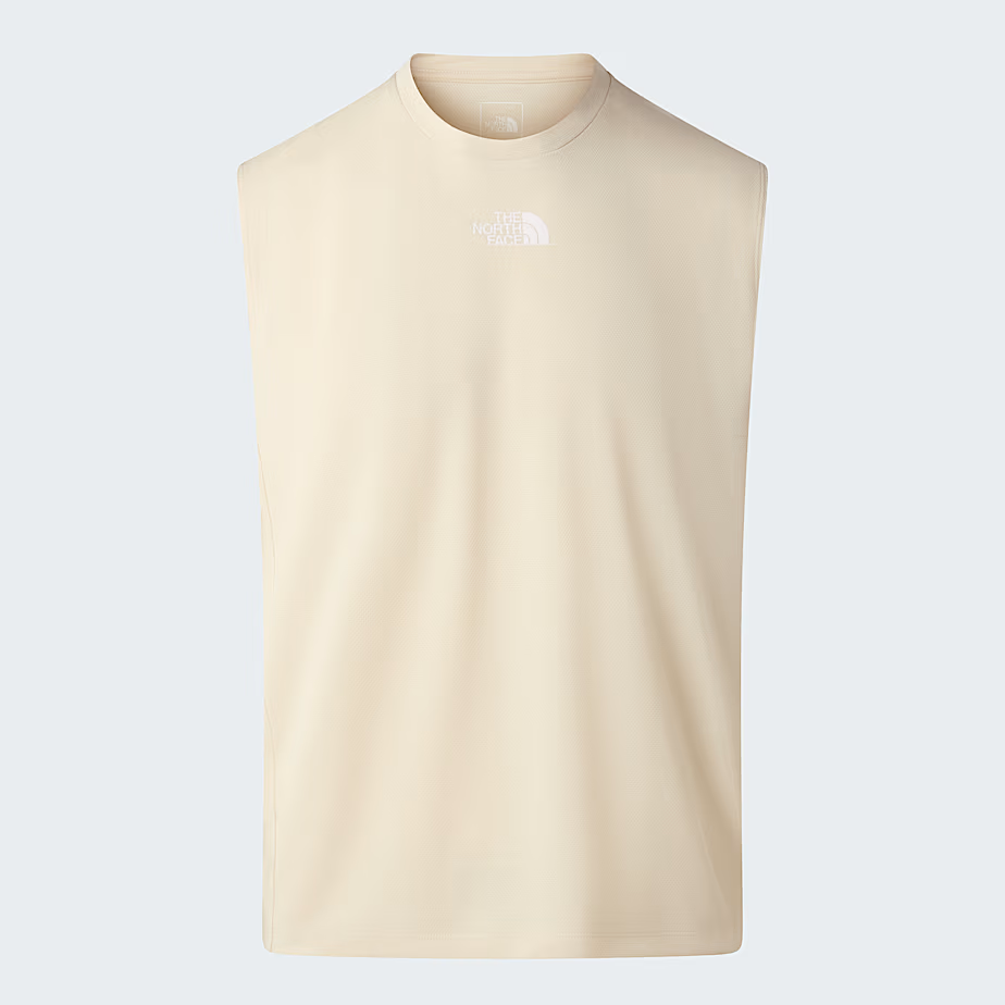 M Lightbright Tank in breathable polyester fabric with FlashDry™ technology for moisture absorption and comfort on trails