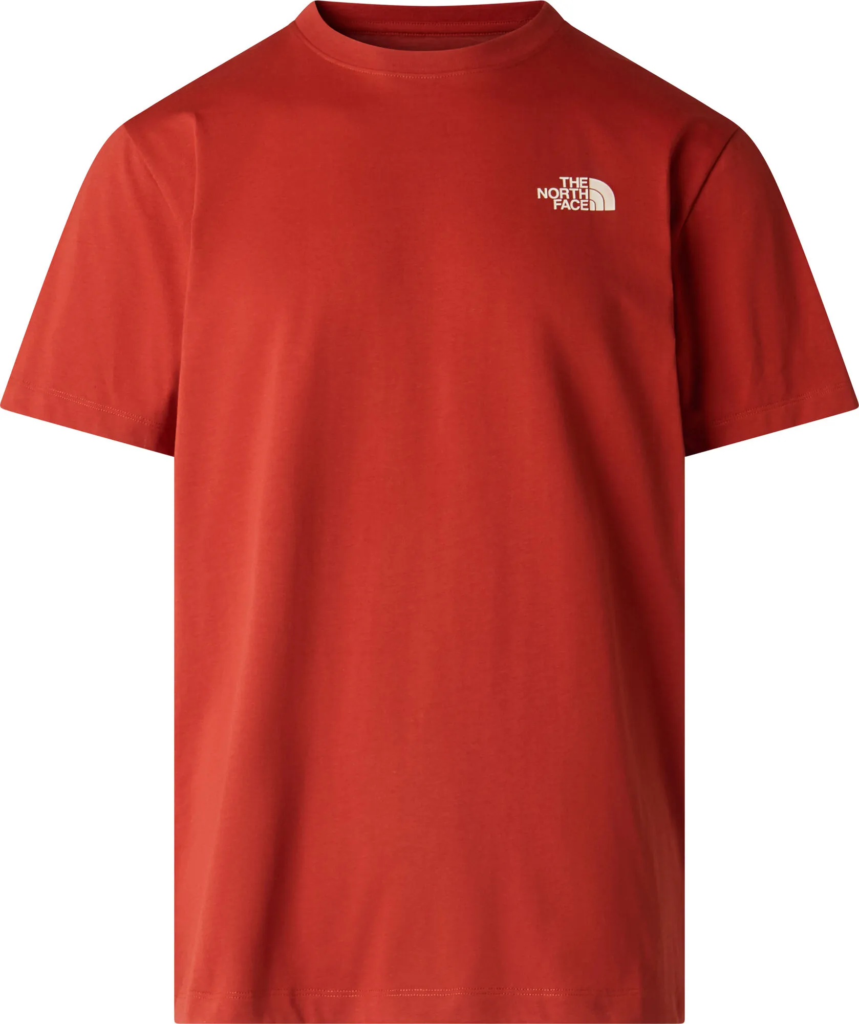 T-shirt M Vertical Regular maniche corte con grafica ecologica sulla schiena, tessuto misto cotone e poliestere comodo e traspirante