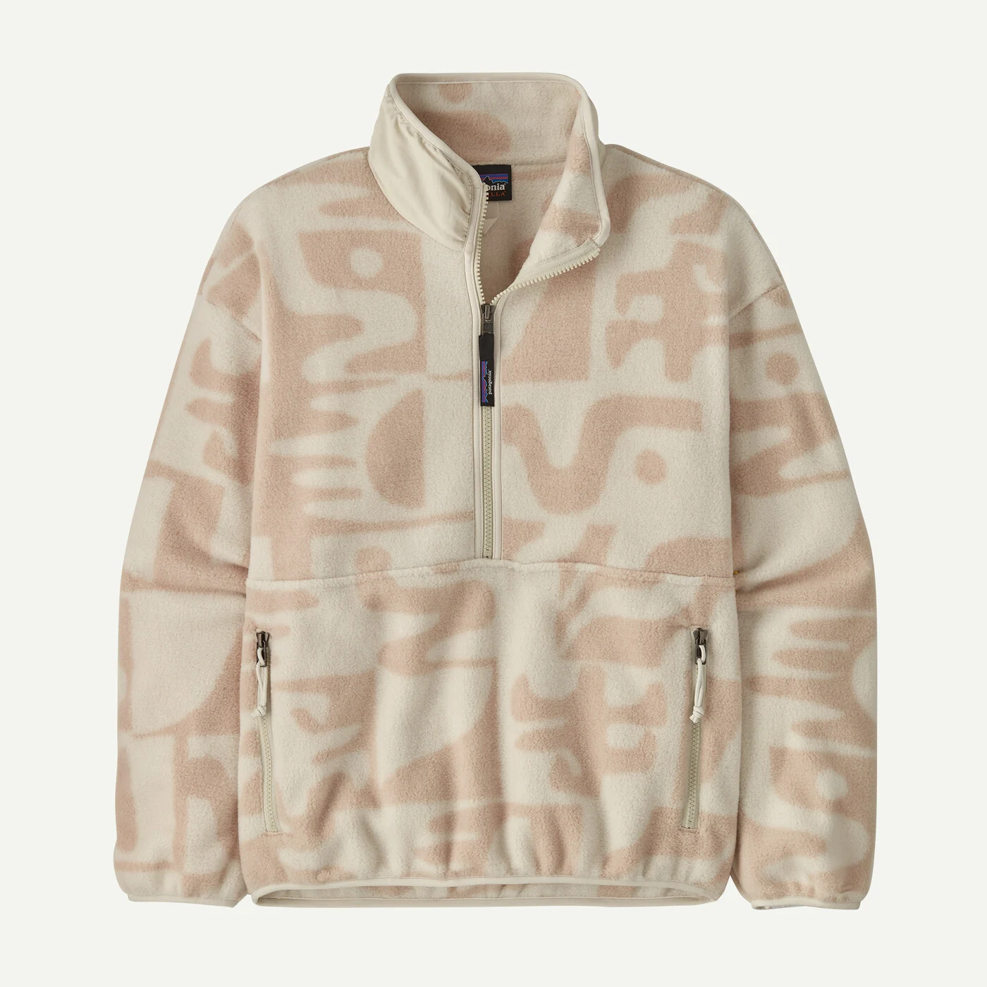 W'S Synch Marsupial jacket in recycled Synchilla fleece with kangaroo pocket and semi-full zip