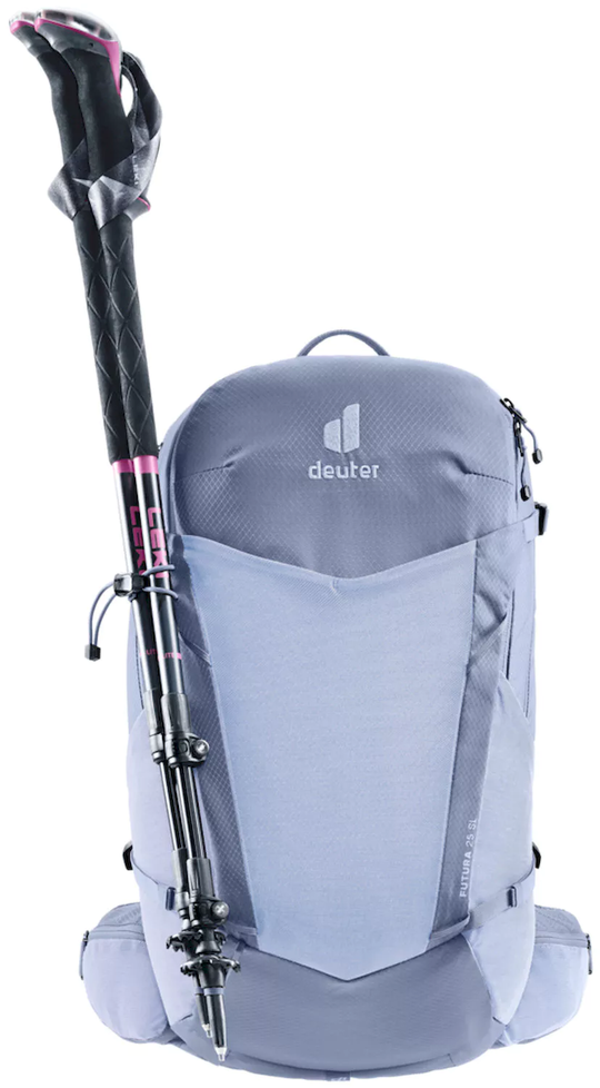 Futura 25 SL ventilated hiking backpack with Aircomfort technology and adjustable ActiveFit straps for women