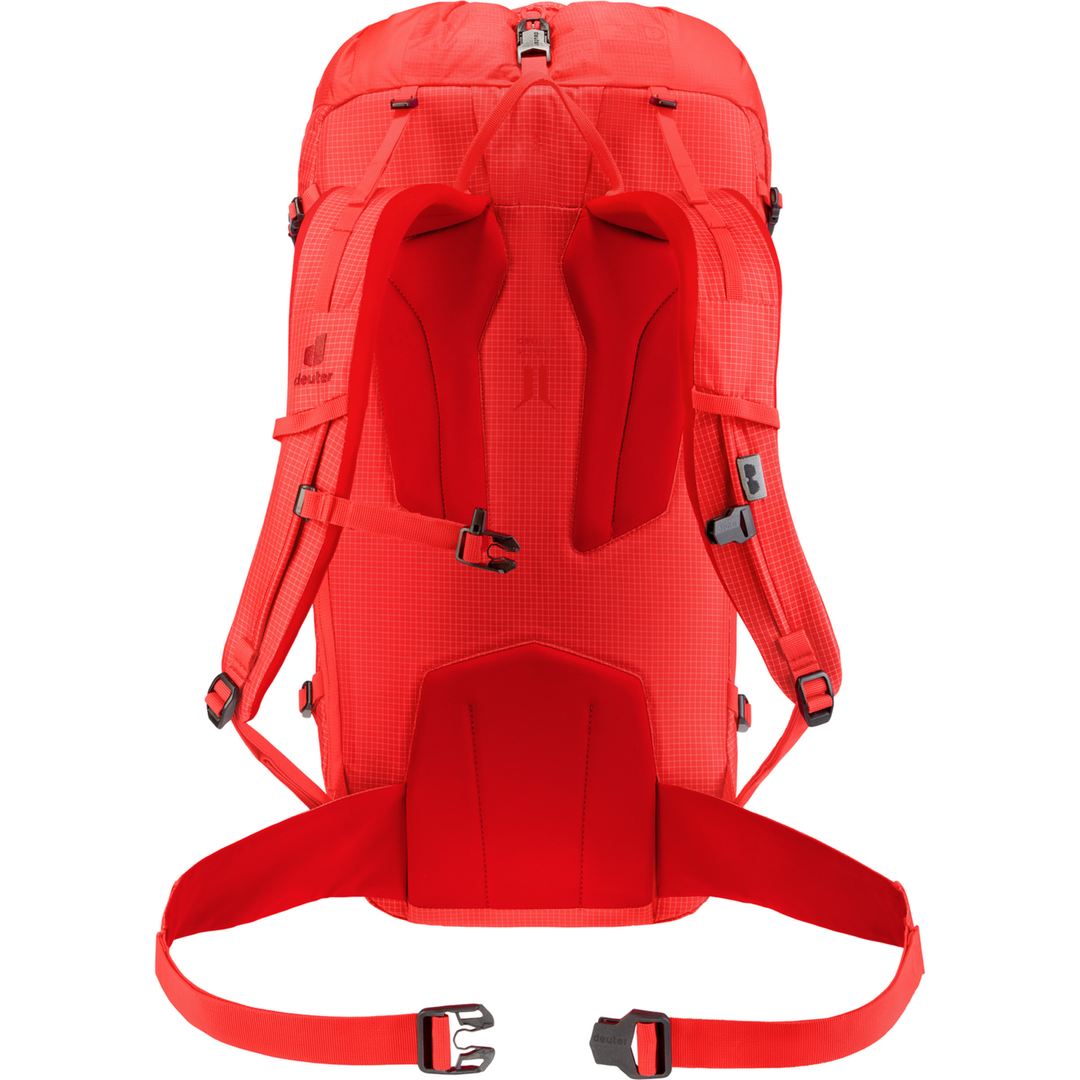 Guide Lite 30 trekking backpack 30L with adjustable straps and Deuter Airstripes system