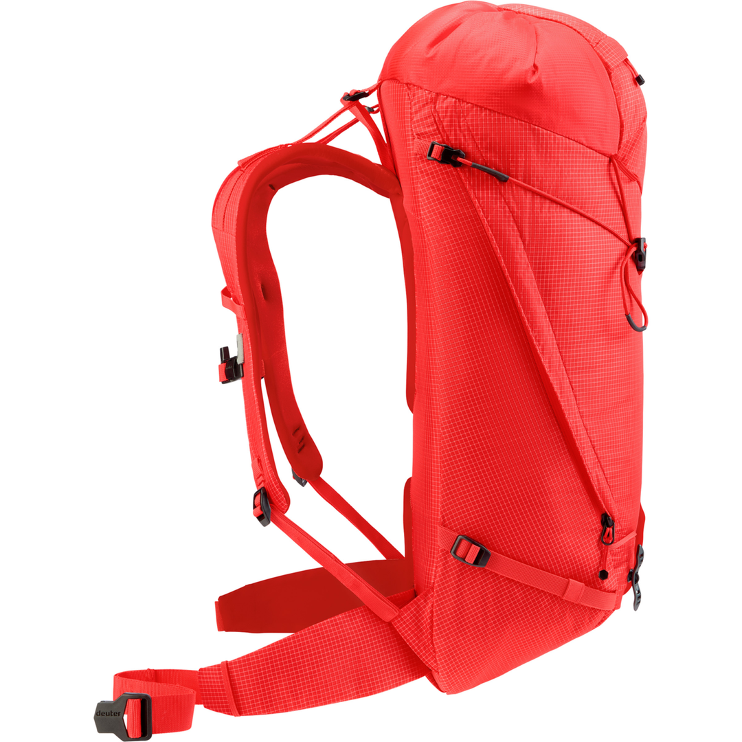 Deuter Guide Lite 30 trekking backpack with 30L capacity, adjustable straps, and breathable back system for outdoor sports