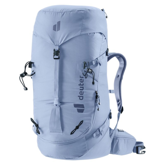 Zaino 32+6 Sl robusto con sistema dorsale Alpine, stabilizzatori ergonomici e compatibile con sistema di idratazione 3 litri per alpinismo.