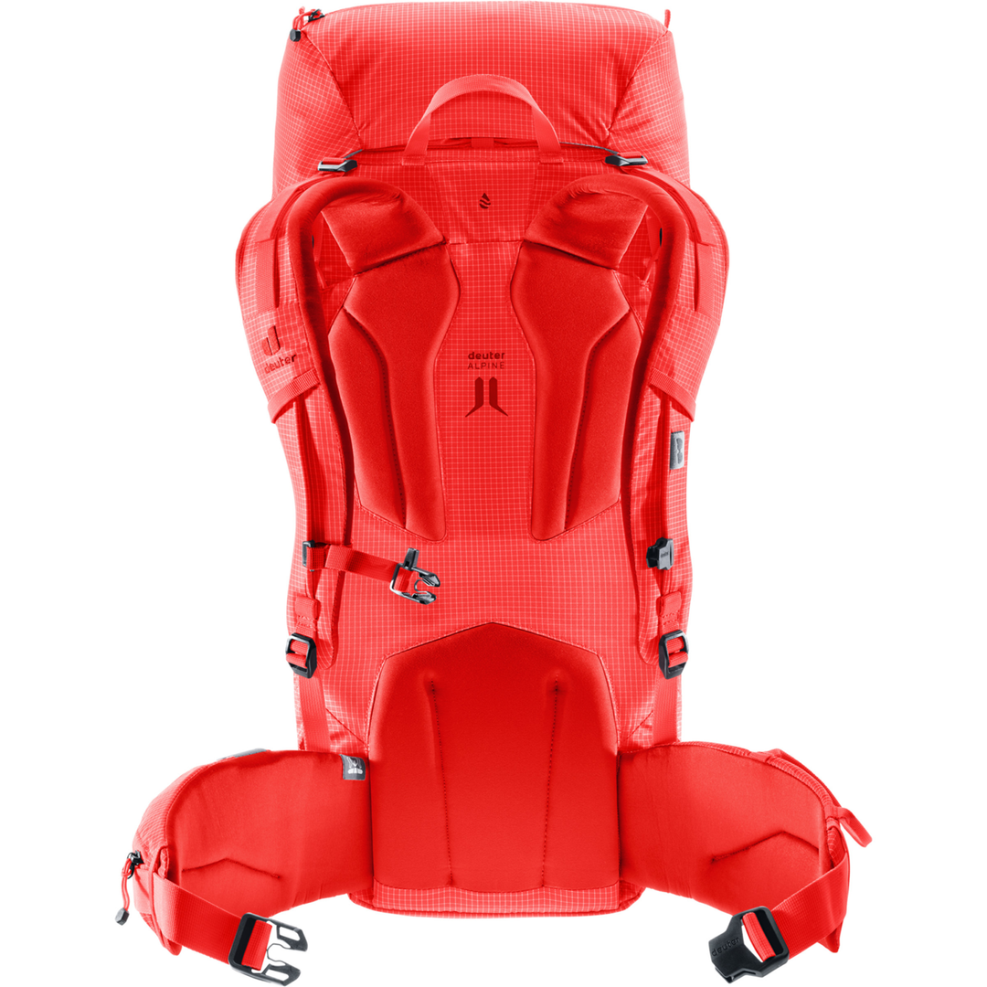 Zaino Deuter Guide 34+6 per escursioni alpine con cinturino torace e scomparto rimovibile resistente all'acqua