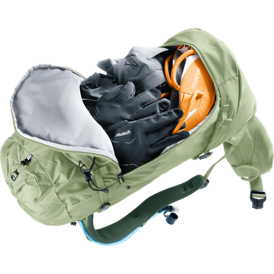 Zaino Deuter Guide 34+6 per escursioni alpine con sistema contact back e supporti per attrezzatura