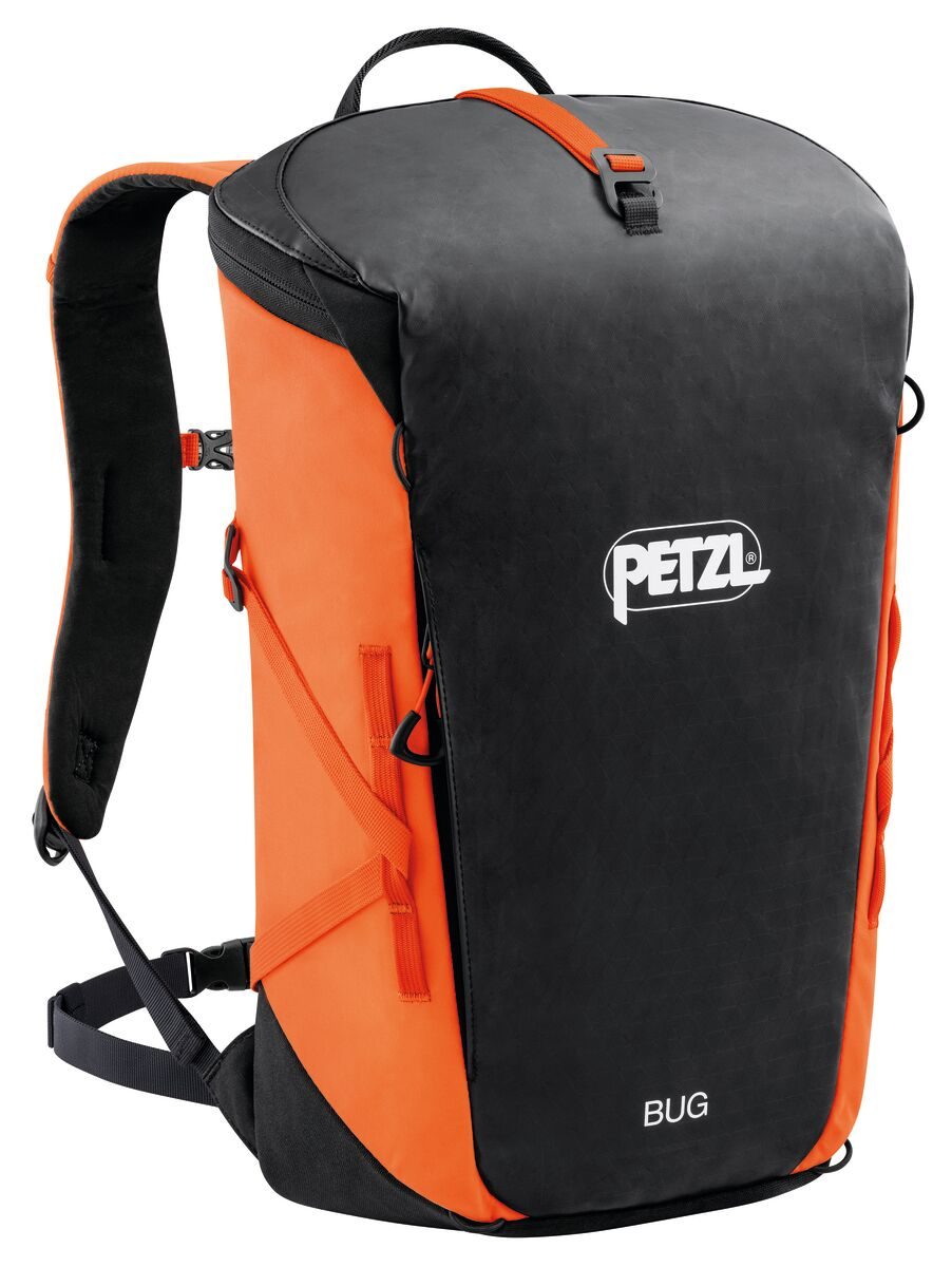 Zaino Bug da arrampicata compatto da 18 litri con porta casco, porta corda e tasche multiple per uso quotidiano e vie lunghe