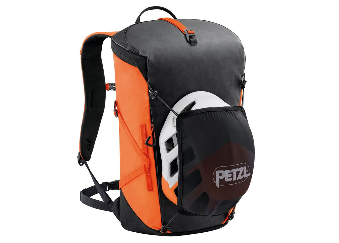Bug climbing backpack with 18L capacity, ergonomic design, and multiple compartments for outdoor and everyday use