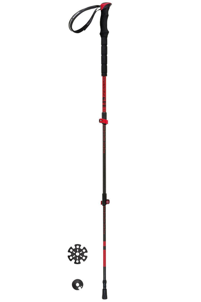 Ferrino Bastoncini Nuptse trekking poles designed for stability and support on mountain trails