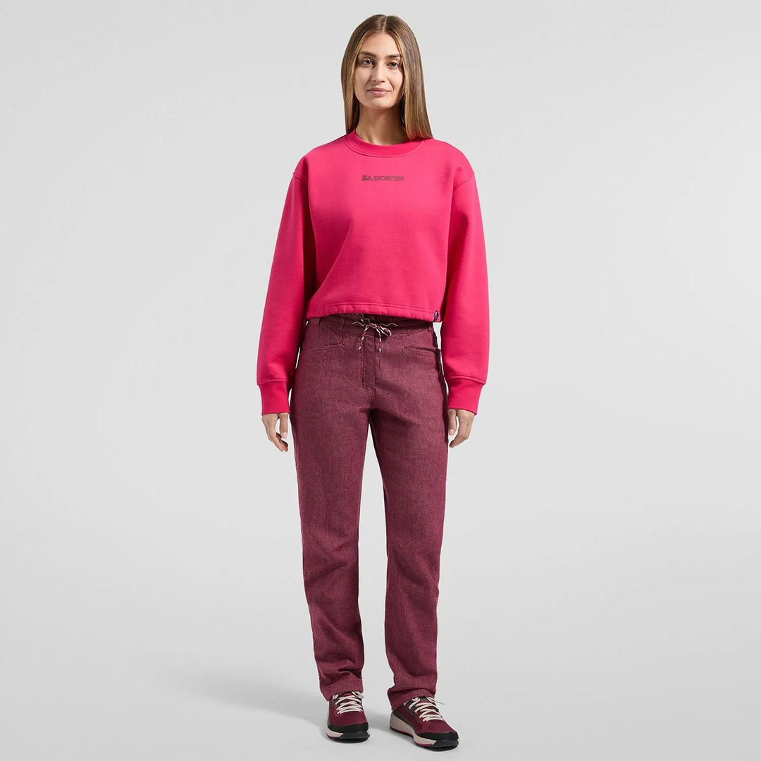 Heritage Logo Crop Sweater W