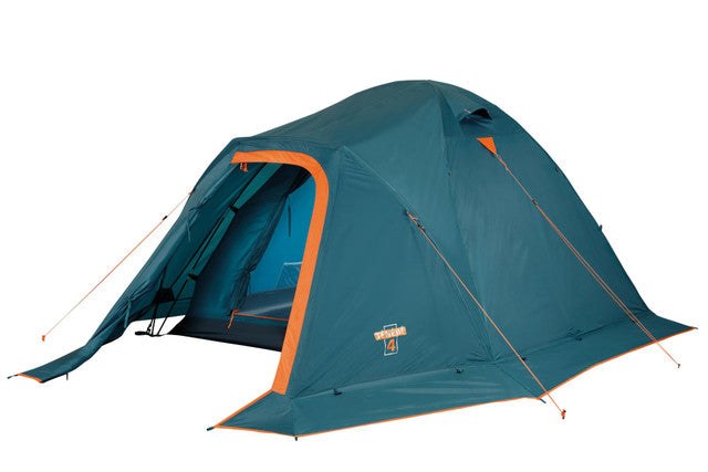 Tenda Tenere 4 per campeggio con struttura resistente e spazio per quattro persone