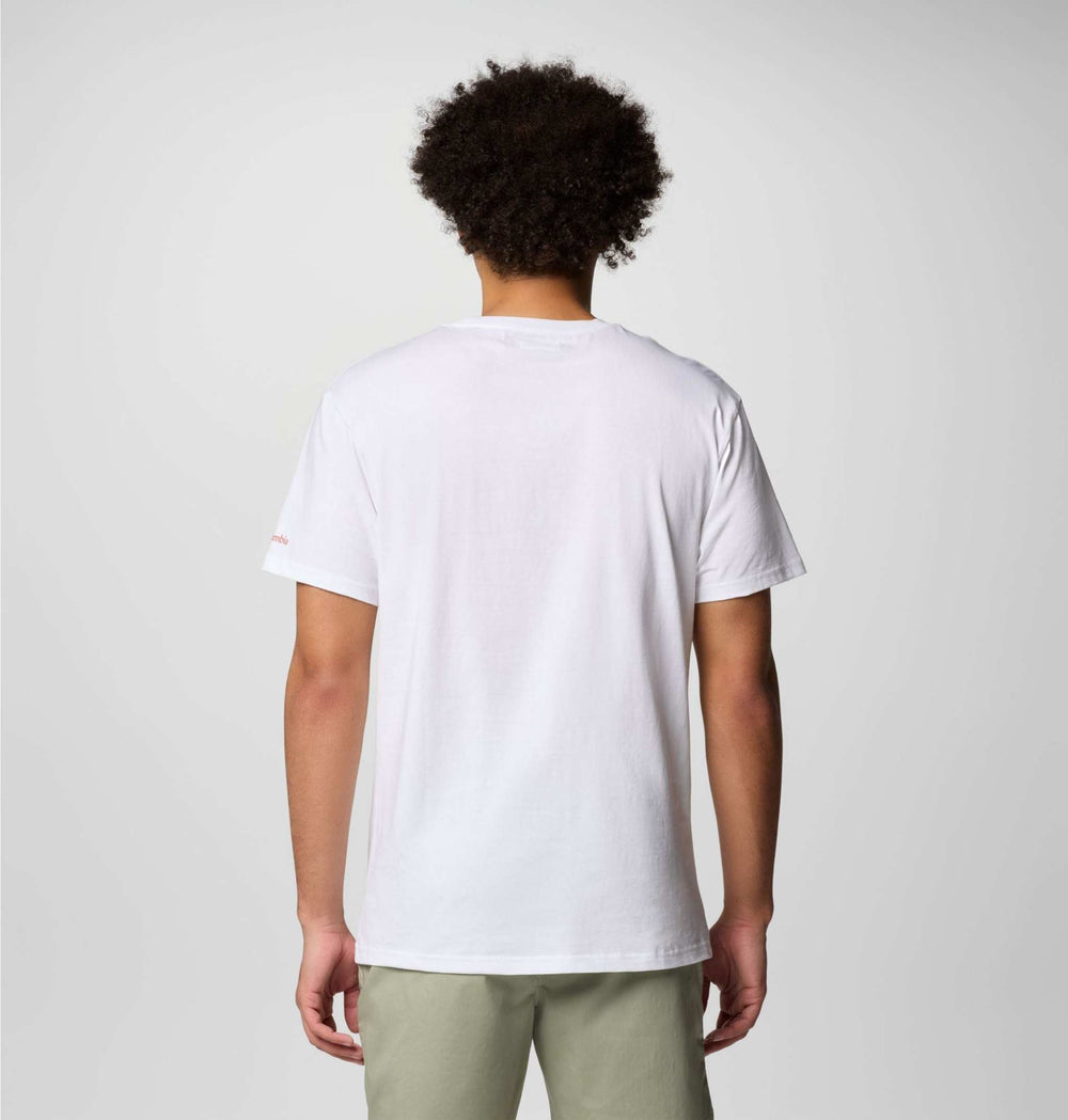 T-shirt da uomo Men's M Rapid Ridge™ in cotone biologico con logo grafico frontale