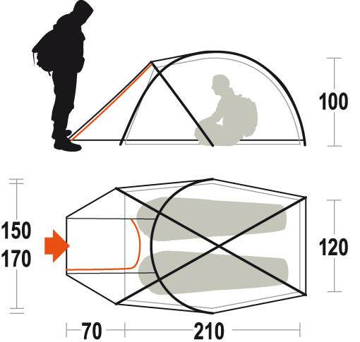 Tenda Pilier 2 Fr moderna e elegante