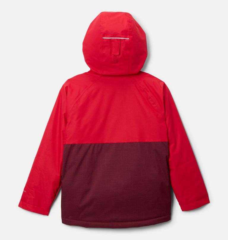 Giacca impermeabile ragazzi Alpine Action™ III con cappuccio in micropile e ghetta antineve regolabile