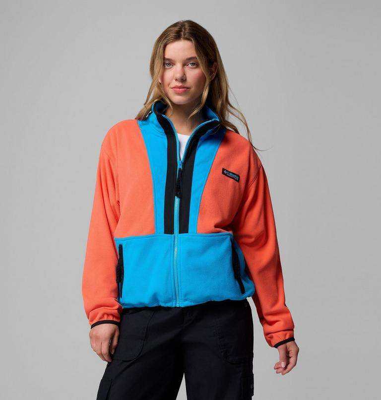 Giacca donna Backbowl™ II in pile morbido con tasche con cerniera e collo alto per protezione dal freddo