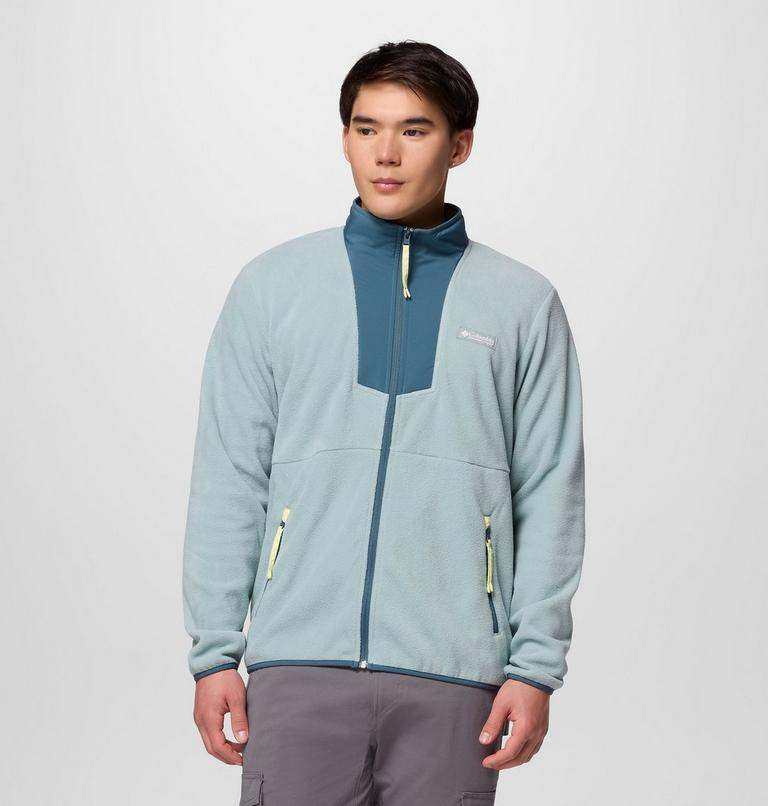 Giacca in pile Men's Sequoia Grove™ full zip casual in poliestere riciclato con tasche con cerniera e bordature elasticizzate.