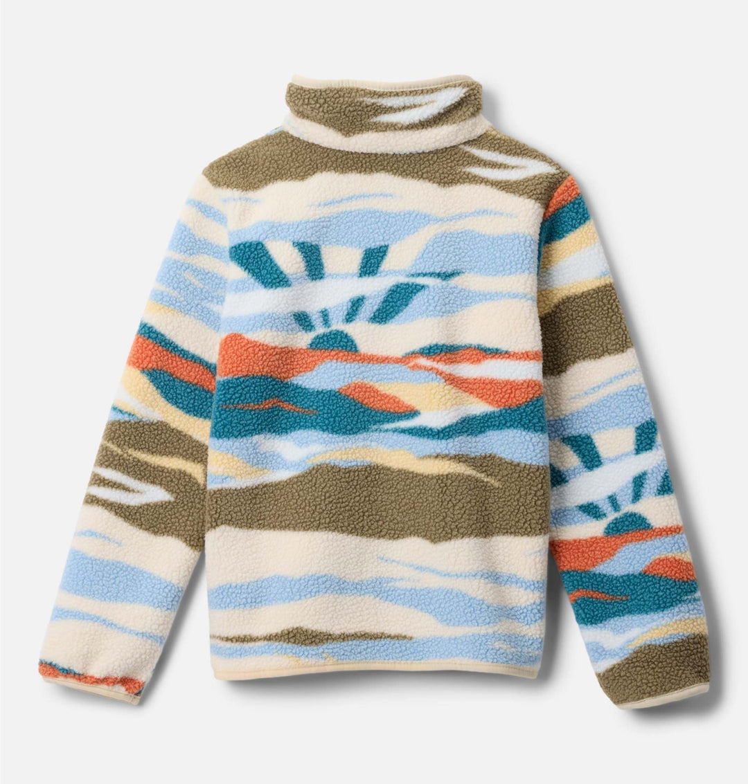 Youth Unisex Helvetia™ II Printed Half Snap Fleece