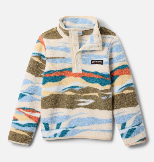 Youth Unisex Helvetia™ II Printed Half Snap Fleece