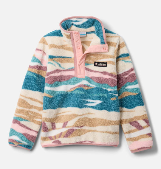 Youth Unisex Helvetia™ II Printed Half Snap Fleece