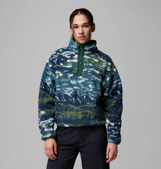 Helvetia™ II Printed Cropped Half Snap