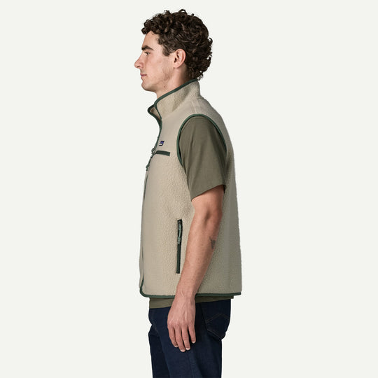 Patagonia M's Retro Pile Vest - Pelican / Canopy Green - foto 4