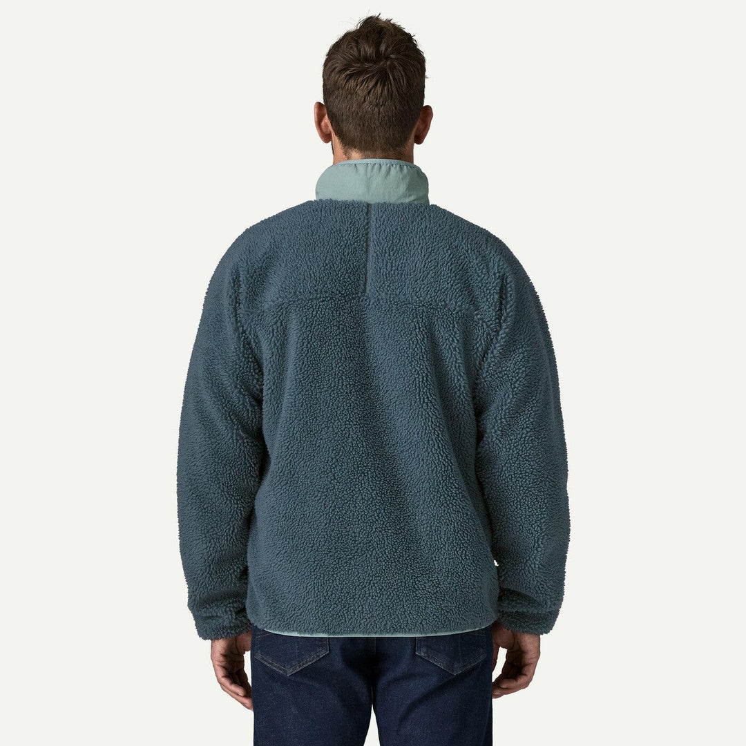 Patagonia Classic Retro-X Summit Blue - indossato dietro