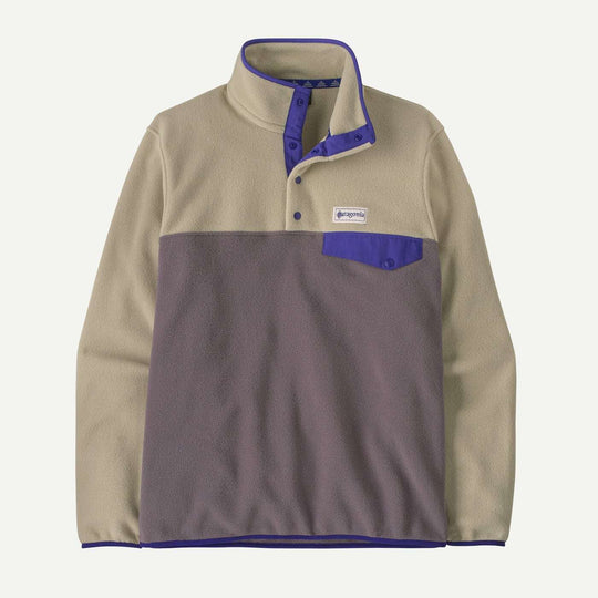Patagonia Lightweight Synchilla Snap-T May Grey - fronte