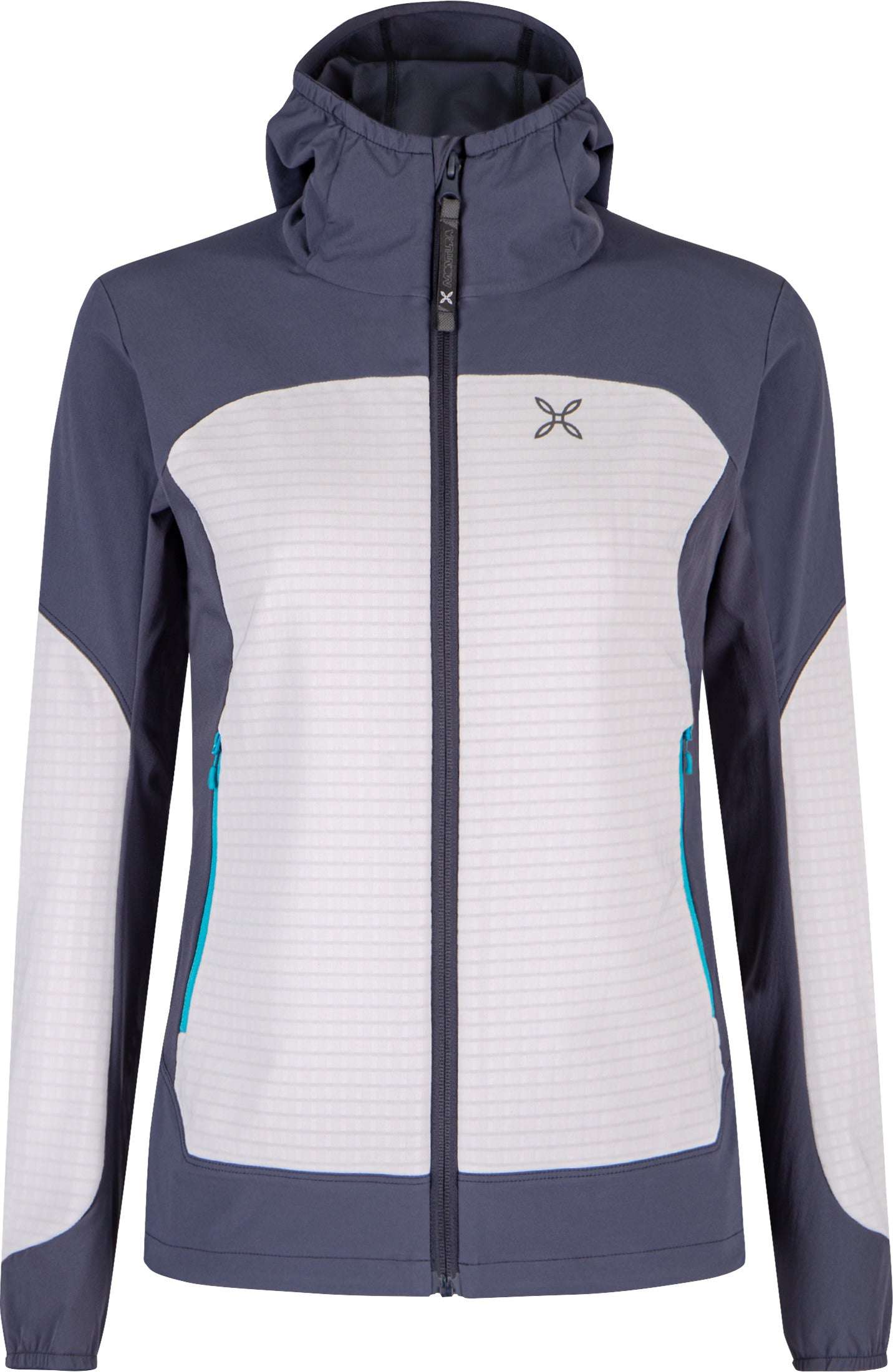 Women's hooded jacket, lightweight and windproof, perfect for trekking.