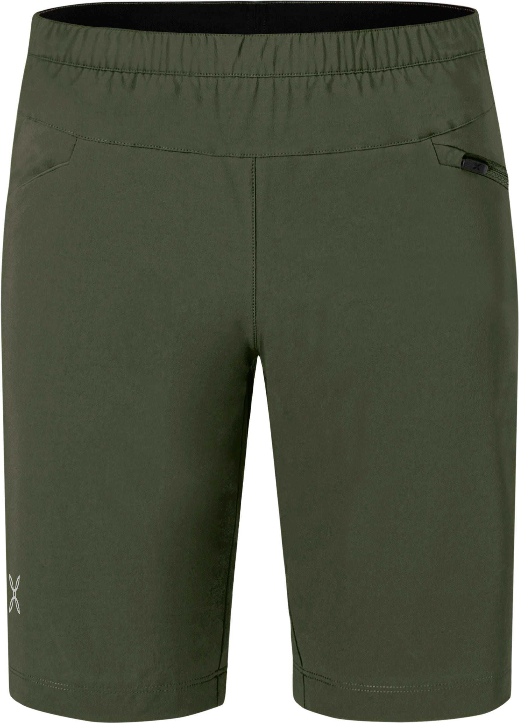 Pantalone bermuda donna in nylon DWR 4 way-stretch per arrampicata e attività outdoor