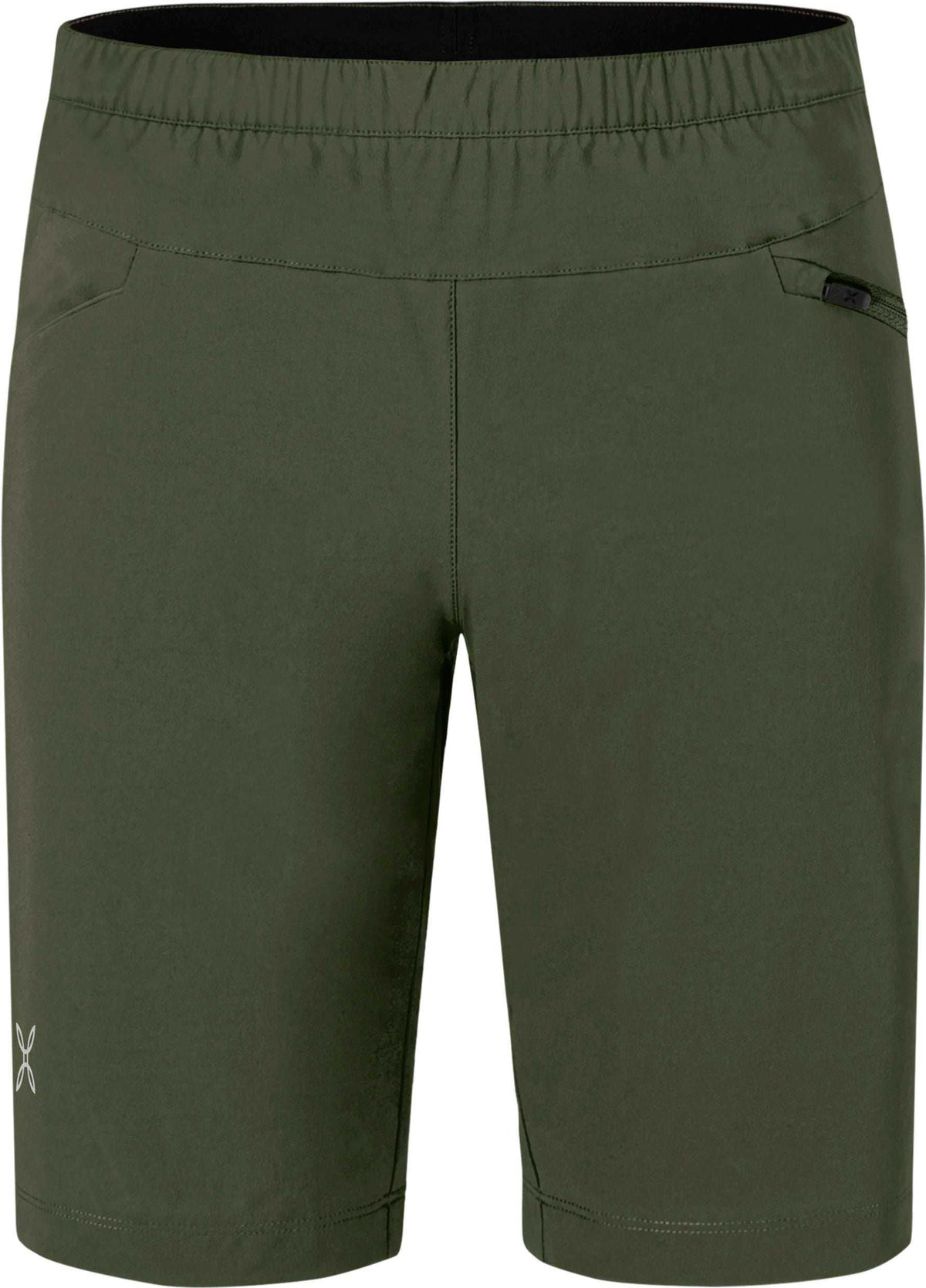 Women's Bermuda shorts in 4-way stretch DWR nylon for climbing and outdoor activities